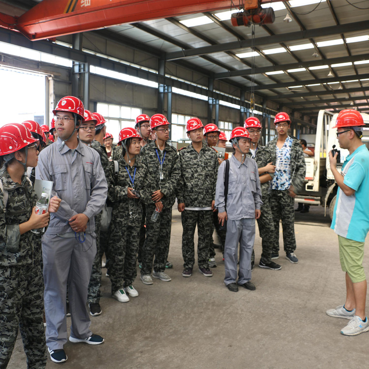 中国石油大学师生来山东贝特环保公司参观学习、交流